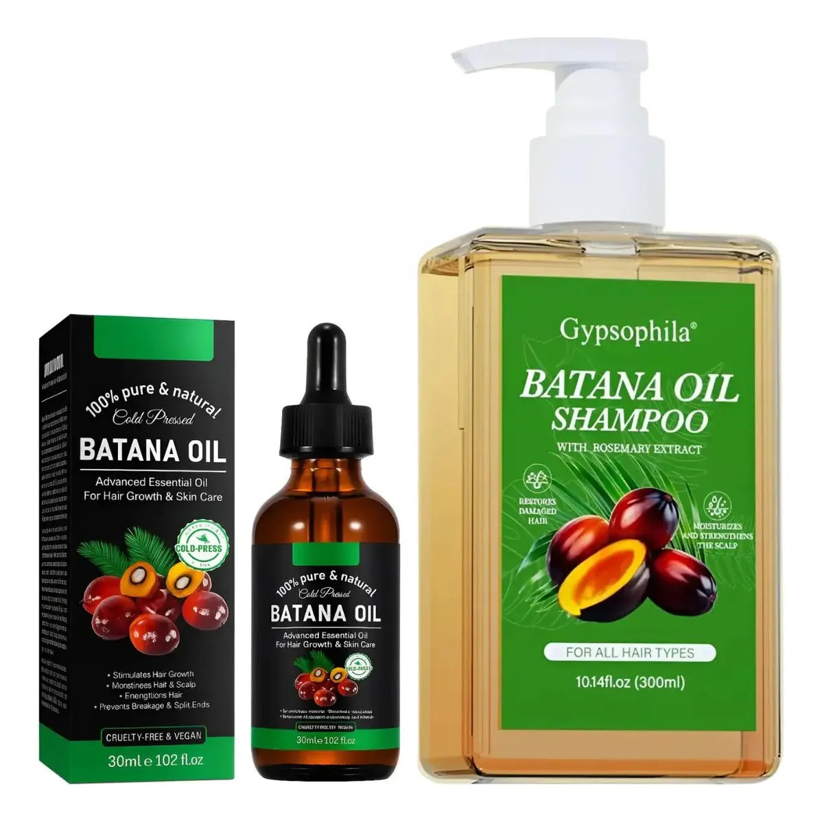 COMBO SHAMPOO & ACEITE BATANA CUIDADO DEL PELO